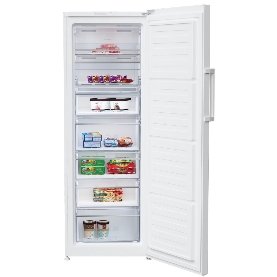 Морозильна камера Beko, 171x60x65, 250л, 1дв., A+, NF, білий (RFNE290L21W) Морозильна камера Beko, 171x60x65, 250л, 1дв., A+, NF, білий (RFNE290L21W)