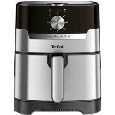 Мультипіч Tefal EasyFry&Grill, 1550Вт, чаша-4.2л, механічне керув., від 80°C до 200°C, пластик, сірий (EY501D15)