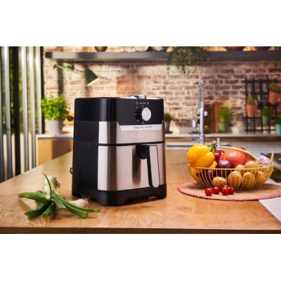 Мультипіч Tefal EasyFry&Grill, 1550Вт, чаша-4.2л, механічне керув., від 80°C до 200°C, пластик, сірий (EY501D15)