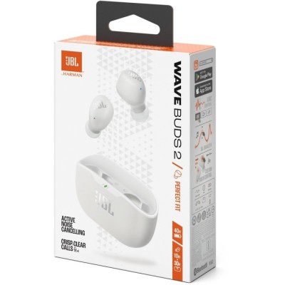 Навушники JBL Wave Buds 2 (JBLWBUDS2WHT) White