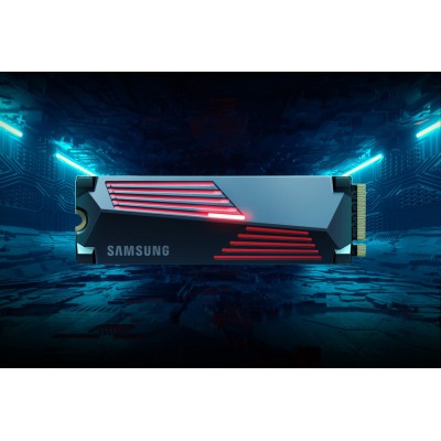 Накопичувач SSD Samsung M.2 2TB PCIe 4.0 990PRO + радіатор (MZ-V9P2T0GW)
