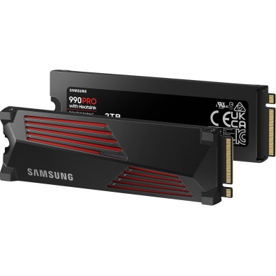 Накопичувач SSD Samsung M.2 2TB PCIe 4.0 990PRO + радіатор (MZ-V9P2T0GW)