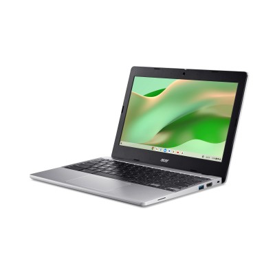 Ноутбук ACER Chromebook CB311-12H 11" IPS, Intel C N100, 8GB, F128GB, UMA, ChromeOS, сріблястий (NX.KX1EU.001)