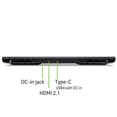 Ноутбук ACER Nitro V 17 ANV17-41 17.3" FHD IPS, AMD R7-260, 32GB, F1TB, NVD5060-8, Lin, чорний (NH.QYVEU.006)