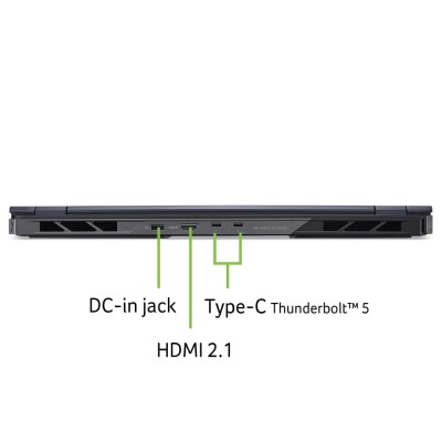 Ноутбук ACER Predator Helios 18 PH18-73 18" WQUXGA IPS, Intel U9-275HX, 96GB, F4TB, NVD5090-24, Win11P, чорний (NH.QVWEU.002)