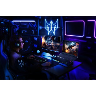Ноутбук ACER Predator Helios 18 PH18-73 18" WQUXGA IPS, Intel U9-275HX, 96GB, F4TB, NVD5090-24, Win11P, чорний (NH.QVWEU.002)