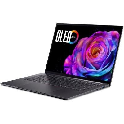 Ноутбук ACER Swift X 14 SFX14-73G 14.5" 2.8K OLED, Intel U7-255H, 32GB, F1TB, NVD5060-8, Win11, сірий (NX.J82EU.005)