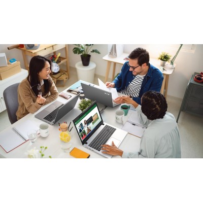 Ноутбук ACER TravelMate TMP215-55 15.6" FHD IPS, Intel 7-150U, 64GB, F1TB, UMA, Lin, сріблястий (NX.BHDEU.006)