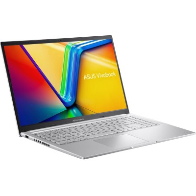 Ноутбук ASUS Vivobook 15 X1502VA-BQ490 15.6" FHD IPS, Intel i7-13620H, 16GB, F512GB, UMA, NoOS, Сріблястий (90NB10T2-M00MN0)