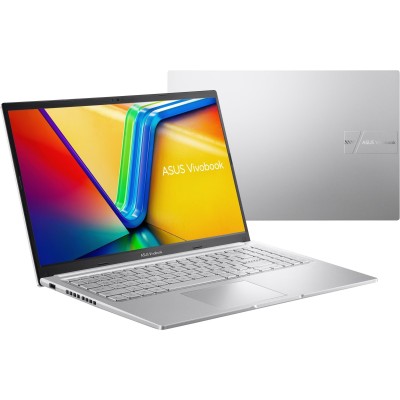 Ноутбук ASUS Vivobook 15 X1502VA-BQ490 15.6" FHD IPS, Intel i7-13620H, 16GB, F512GB, UMA, NoOS, Сріблястий (90NB10T2-M00MN0)