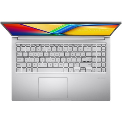 Ноутбук ASUS Vivobook 15 X1502VA-BQ490 15.6" FHD IPS, Intel i7-13620H, 16GB, F512GB, UMA, NoOS, Сріблястий (90NB10T2-M00MN0)