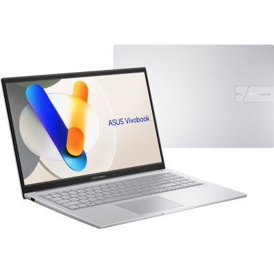 Ноутбук ASUS Vivobook 15 X1504VA-BQ700W 15.6" FHD IPS, Intel i3-1315U, 16GB, F512GB, UMA, Win11, Сріблястий (90NB10J2-M04410)