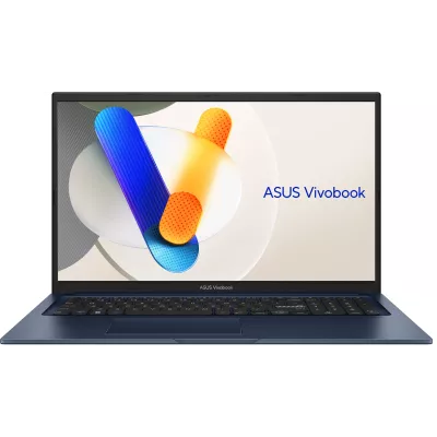 Ноутбук ASUS Vivobook 17 X1704VA-AU455 17.3" FHD IPS, Intel 5 120U, 16GB, F512GB, UMA, NoOS, Блакитний (90NB13X2-M003T0)