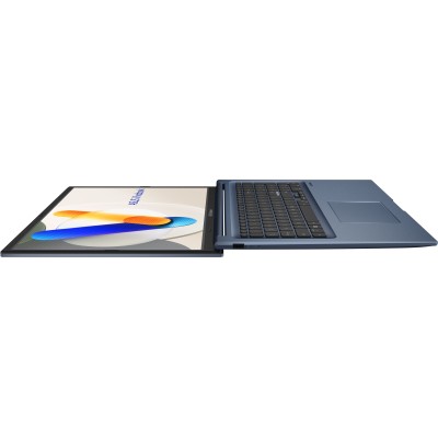 Ноутбук ASUS Vivobook 17 X1704VA-AU455 17.3" FHD IPS, Intel 5 120U, 16GB, F512GB, UMA, NoOS, Блакитний (90NB13X2-M003T0)