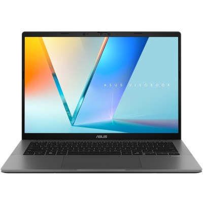 Ноутбук ASUS Vivobook S 14 S3407QA-KP003W 14" 2.5K IPS, Snapdragon X1 26 100, 16GB, F512GB, UMA, Win11, Сірий (90NB16B2-M000R0)