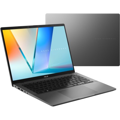 Ноутбук ASUS Vivobook S 14 S3407QA-KP003W 14" 2.5K IPS, Snapdragon X1 26 100, 16GB, F512GB, UMA, Win11, Сірий (90NB16B2-M000R0)