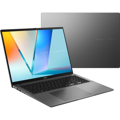 Ноутбук ASUS Vivobook S 16 M3607HA-RP011 16" WUXGA IPS, AMD R5-220, 16GB, F512GB, UMA, NoOS, Сірий (90NB16F1-M000K0)