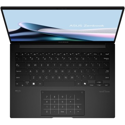 Ноутбук ASUS Zenbook 14 UM3406HA-QD156 14" WUXGA OLED, AMD R7-8840HS, 16GB, F512GB, UMA, NoOS, Чорний (90NB1271-M00BM0)