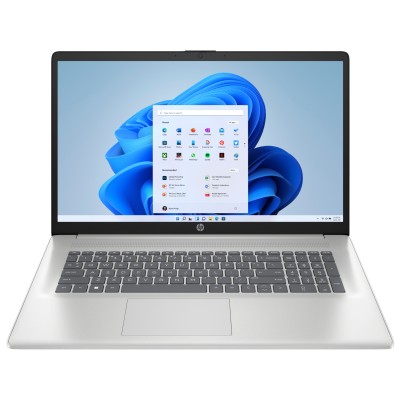 Ноутбук HP 17-cn3001ua 17.3" FHD IPS AG, Intel i5-1334U, 16GB, F1024GB, UMA, DOS, сріблястий (BV6B9EA)