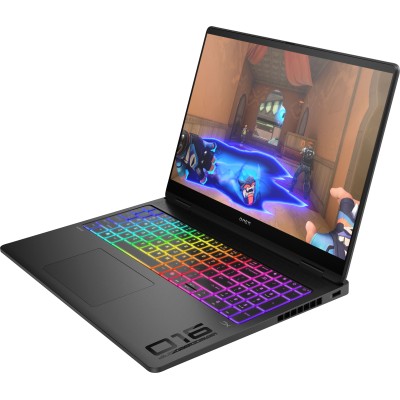 Ноутбук HP OMEN 16-ah0041ua 16" 2.5K OLED, Intel U7-255HX, 64GB, F2048GB, NVD5080-16, DOS, чорний (BV8Y3EA)