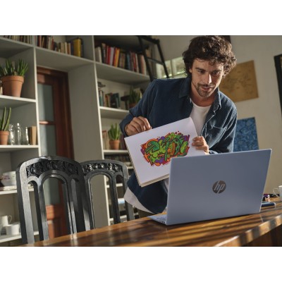 Ноутбук HP OmniBook 5 16-af1008ua 16" 2K IPS AG, Intel U7-255U, 32GB, F1024GB, UMA, DOS, блакитний (BV5W3EA)