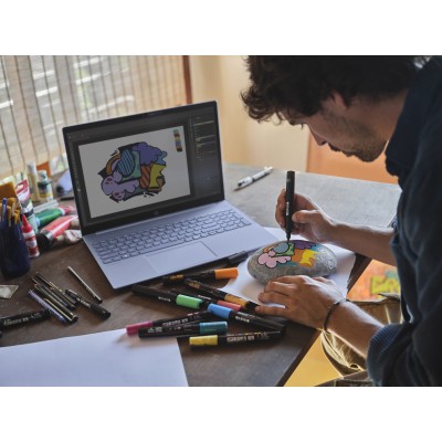 Ноутбук HP OmniBook 5 16-af1008ua 16" 2K IPS AG, Intel U7-255U, 32GB, F1024GB, UMA, DOS, блакитний (BV5W3EA)