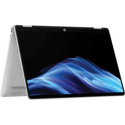 Ноутбук HP OmniBook 5 Flip x360 14" 2K IPS Touch, Intel 5-120U, 16GB, F1024GB, UMA, DOS, сріблястий (BV5T5EA)