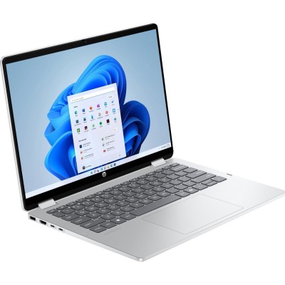 Ноутбук HP OmniBook 5 Flip x360 14" 2K IPS Touch, Intel 5-120U, 16GB, F512GB, UMA, DOS, сріблястий (BV5T7EA)