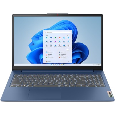 Ноутбук LENOVO IdeaPad Slim 3-15IRH8 15.6" FHD AG, Intel i5-13420H, 16GB, F512GB, UMA, DOS, синій (83EM00KCRA)