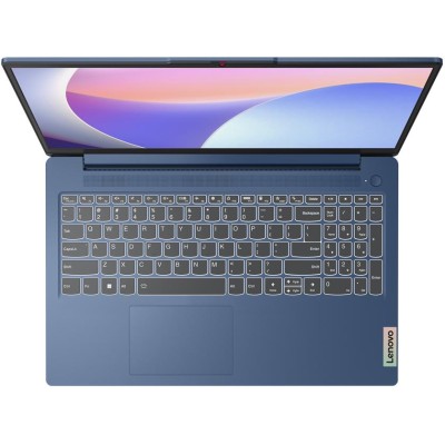 Ноутбук LENOVO IdeaPad Slim 3-15IRH8 15.6" FHD AG, Intel i5-13420H, 16GB, F512GB, UMA, DOS, синій (83EM00KCRA)