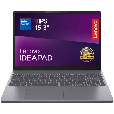 Ноутбук LENOVO IdeaPad Slim 3-15IRU10 15.3" WUXGA AG, Intel Core 3-100U, 16GB, F512GB, UMA, DOS, сірий (83KD0015RA)