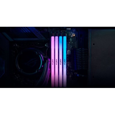 Оперативна пам'ять Kingston DDR5 32GB KIT (16GBx2) 6400 FURY Renegade RGB XMP (KF564C32RSAK2-32)
