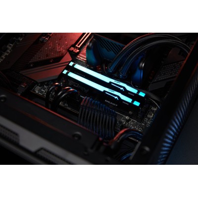 Оперативна пам'ять Kingston DDR5 8GB 5200 FURY Beast RGB (KF552C40BBA-8)