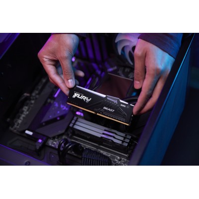 Оперативна пам'ять Kingston DDR5 8GB 5200 FURY Beast RGB (KF552C40BBA-8)