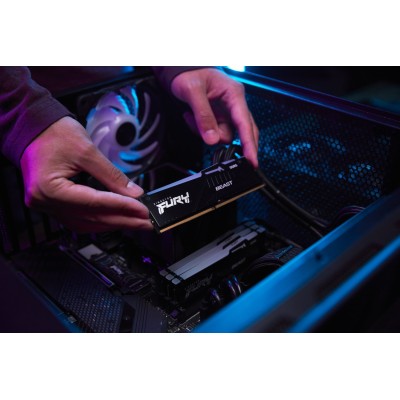Оперативна пам'ять Kingston DDR5 8GB 5200 FURY Beast RGB (KF552C40BBA-8)