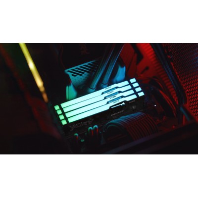 Оперативна пам'ять Kingston DDR5 8GB 5200 FURY Beast RGB (KF552C40BBA-8)