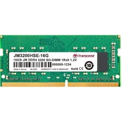 Пам'ять ноутбука Transcend DDR4 16GB 3200 (JM3200HSE-16G)