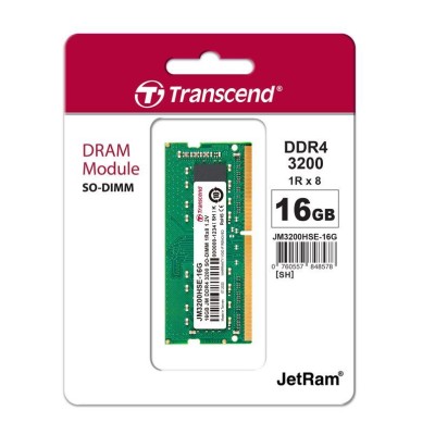 Пам'ять ноутбука Transcend DDR4 16GB 3200 (JM3200HSE-16G)