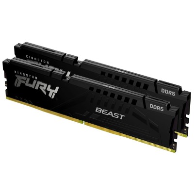 Пам'ять ПК Kingston DDR5 32GB KIT (16GBx2) 5600 FURY Beast EXPO (KF560C30BBEK2-32)