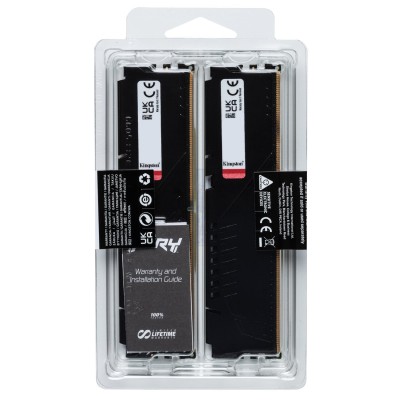 Пам'ять ПК Kingston DDR5 32GB KIT (16GBx2) 5600 FURY Beast EXPO (KF560C30BBEK2-32)