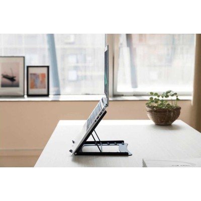Підставка для ноутбука DIGITUS Mobile laptop stand, до 15'', чорна (DA-90368) Підставка для ноутбука DIGITUS Mobile laptop stand, до 15'', чорна (DA-90368)