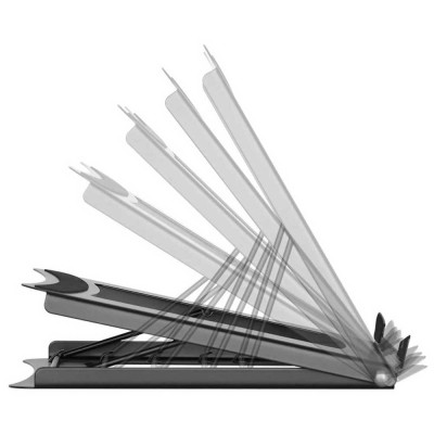 Підставка для ноутбука DIGITUS Mobile laptop stand, до 15'', чорна (DA-90368) Підставка для ноутбука DIGITUS Mobile laptop stand, до 15'', чорна (DA-90368)