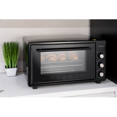 Піч електрична ARDESTO, 50л, 1600Вт, механіч., рожен, чорний (MEO-S50GB)