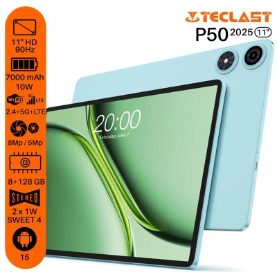 Планшет Teclast P50 11" 8/128GB LTE блакитний