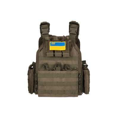 Плитоноска 2Е, Тип 4, Assault, швидке скидання, зелена