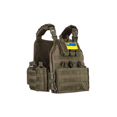 Плитоноска 2Е, Тип 4, Assault, швидке скидання, зелена