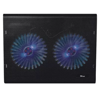 Підставка для ноутбука Trust Azul, до 17.3", 2xUSB-A, BLUE LED, чорний (20104_TRUST)