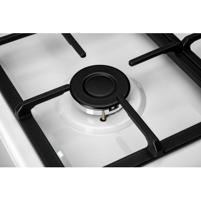 Плита ARDESTO комбі, 52л, 50x60см, конвекція, чавун, підсвічування, форсунки LPG (підключення газового балона), білий (FSC-F5060