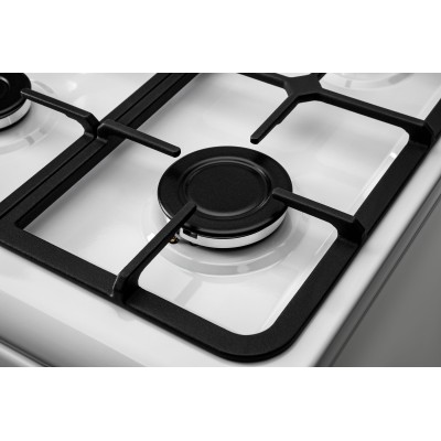 Плита ARDESTO комбі, 52л, 50x60см, конвекція, чавун, підсвічування, форсунки LPG (підключення газового балона), білий (FSC-F5060