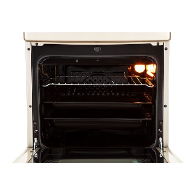 Плита ARDESTO комбі, 52л, 50x60см, конвекція, чавун, підсвічування, форсунки LPG (підключення газового балона), сріблястий (FSC-